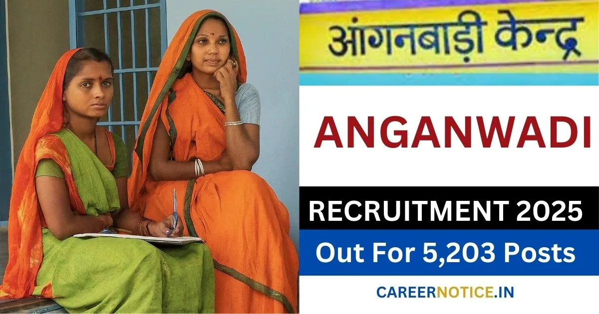 Anganwadi Recruitment 2025