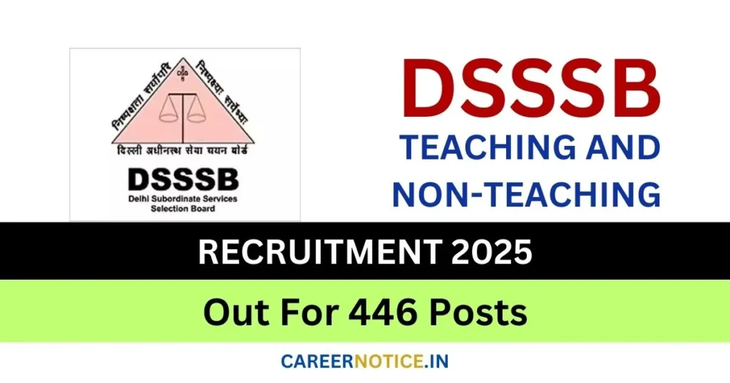 DSSSB Recruitment