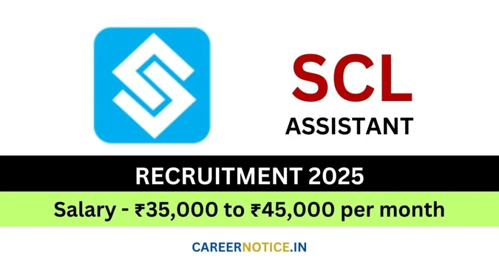 SCL Assistant Recruitment