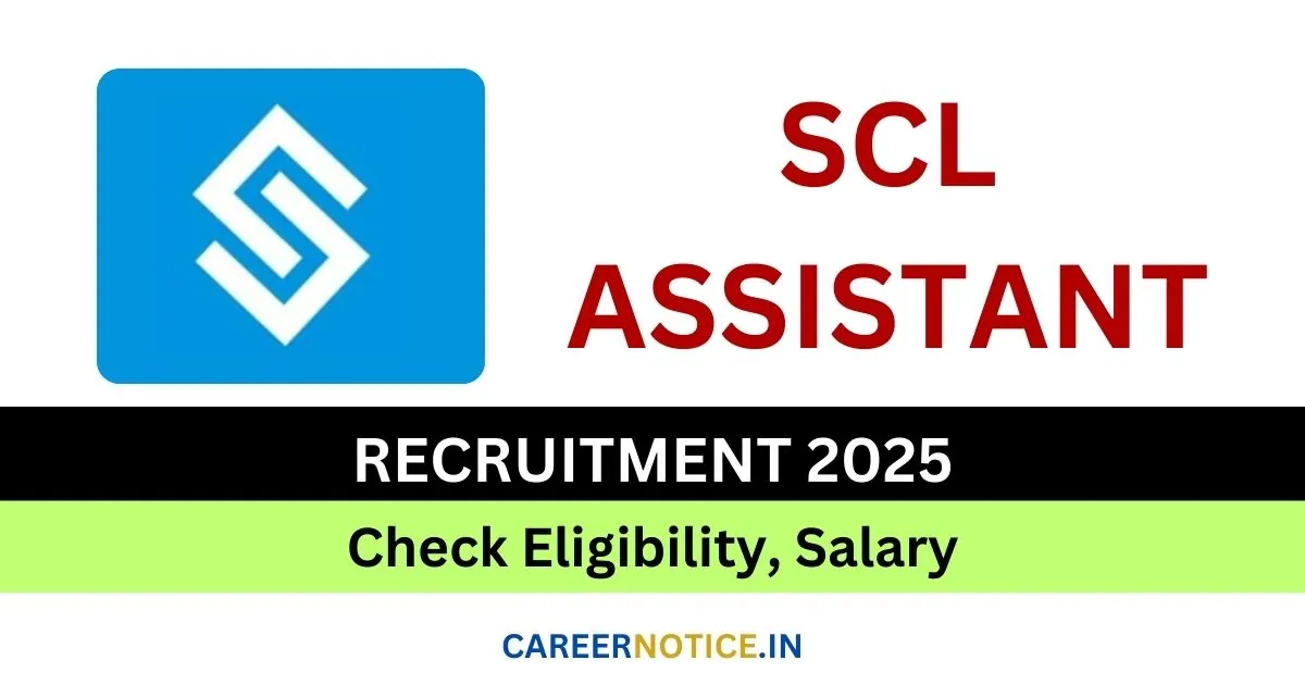 SCL Assistant Recruitment