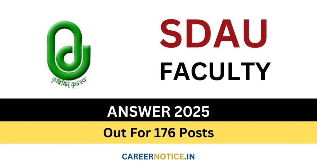 SDAU Faculty Recruitment