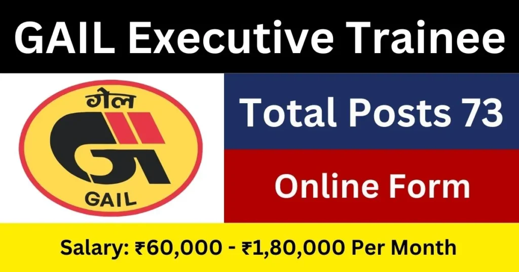 GAIL Executive Trainee Recruitment
