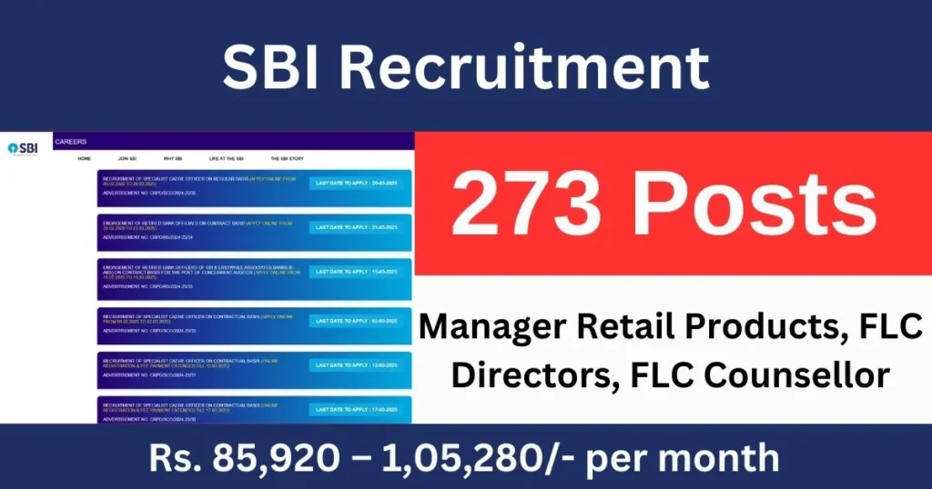 State Bank of India Recruitment
