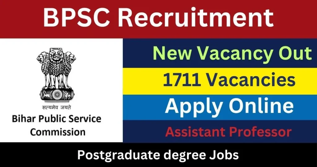 BPSC Assistant Professor Recruitment