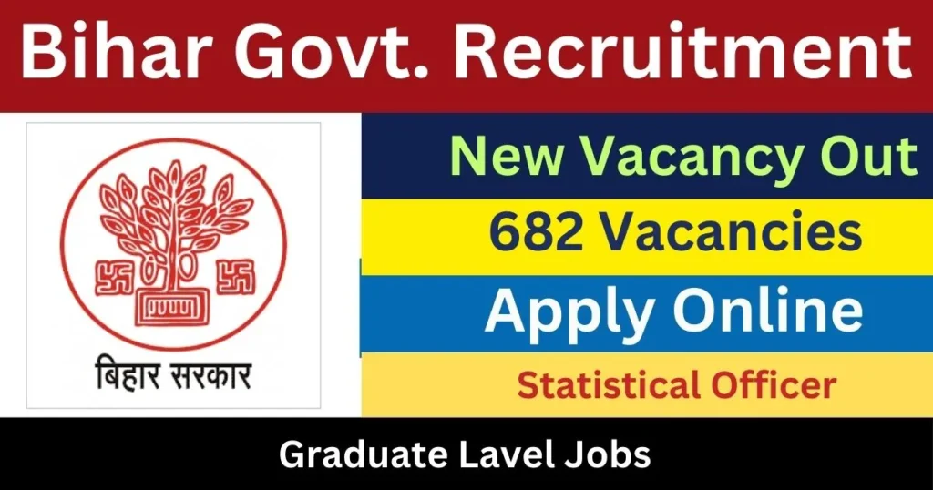 Bihar Statistical Officer Recruitment
